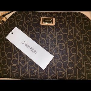 Calvin Klein Women’s Monogram Logo Crossbody Bag